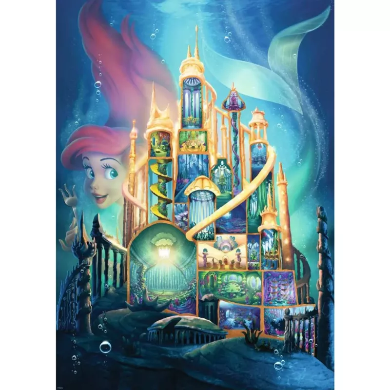 Puzzle Disney Castle Collection: Ariel (1000 peças)