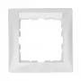 Placa de parede/tampa de interruptor Berker 10118919 — sem parafusos, branco, moldura simples