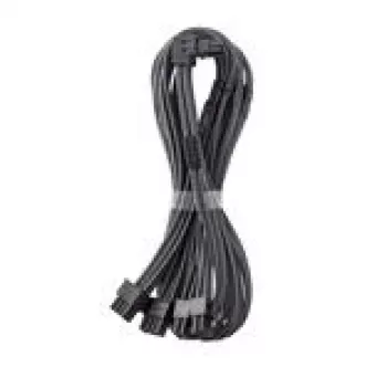 Cabo CableMod C-Series Pro, variante B, 90°, de 16 pinos para 4x 8 pinos PCIe, carbon