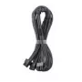 Cabo CableMod C-Series Pro, variante B, 90°, de 16 pinos para 4x 8 pinos PCIe, carbon