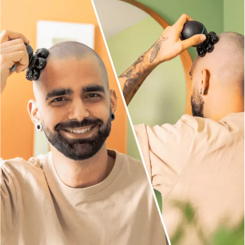 Aparador de precisão Cecotec Bamba PrecisionCare Skull preto barba rosto