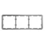 Moldura Smart Switch Ajax 3 tomadas modelo 52189 para painéis de controlo de parede