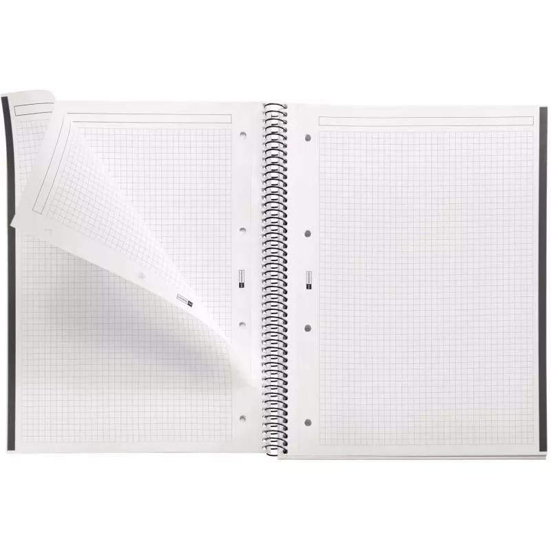 Caderno universitário MIQUELRIUS Emotions 1 quadriculado DIN A4 com margem interior (A460490)