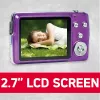 Agfa Photo DC8200 roxo + bolsa + cartão SD 16 GB