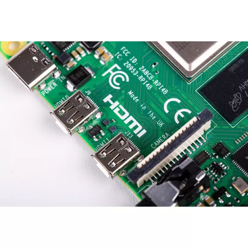 Raspberry Pi 4 Model B - computador de placa única - Broadcom BCM2711 / 1.5 GHz - RAM 2 GB - 802.11a/b/g/n/ac, Bluetooth 5.0 (Raspberry-PI-4-2GB)