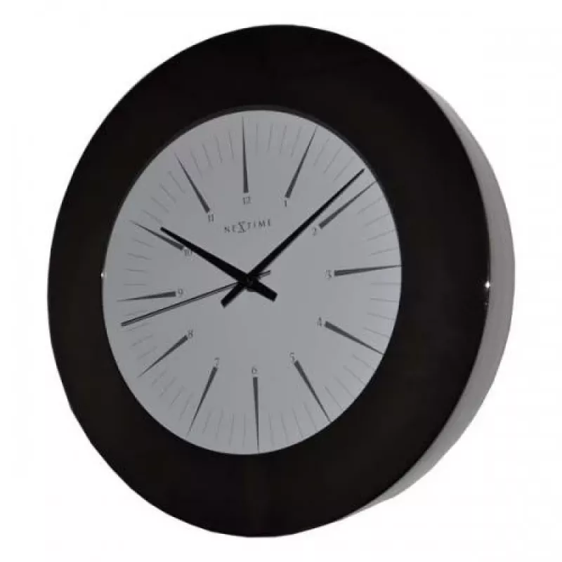 NeXtime Relógio 2945 Colt, Ø 45 cm, parede, preto