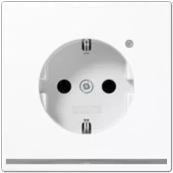 JUNG LS 1520-O WW LNW - Type F - 1 módulo(s) - 2P - branco - termoplástico - corrente