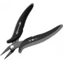 Pinça de ponta c.k tools T3890, ESD, 145 mm, reta