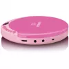 Leitor de CD portátil Lenco CD-011 Rosa