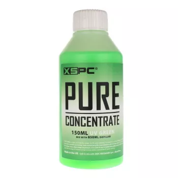 Concentrado de líquido de arrefecimento XSPC Pure, 150 ml - verde, UV