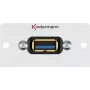 Tomada USB Kindermann 7444000828