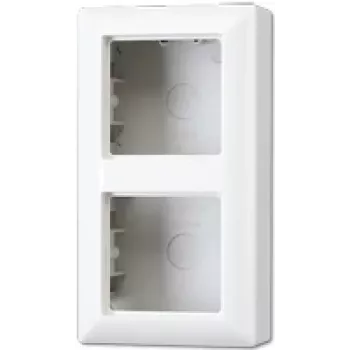 Caixa de derivação embutida JUNG AS 582 A WW, caixa de derivação embutida, 85×156×47 mm, branco