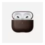 Capa de pele Nomad V3 Rustic Brown para AirPods — proteção em pele para o estojo de carregamento dos AirPods