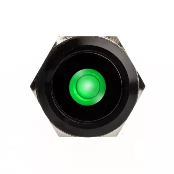 DimasTech PD220 botão de pressão antivandálico 25 mm Blackline Dot RGB