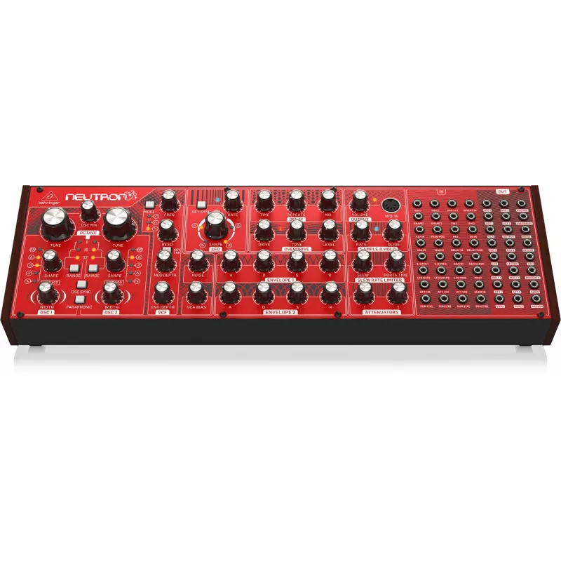 Behringer NEUTRON sintetizador analógico, vermelho