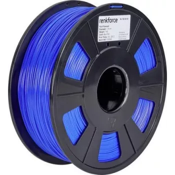 Material de impressão 3D Renkforce RF-4511194 ácido polilático (PLA) azul 1 kg (RF-4511194)