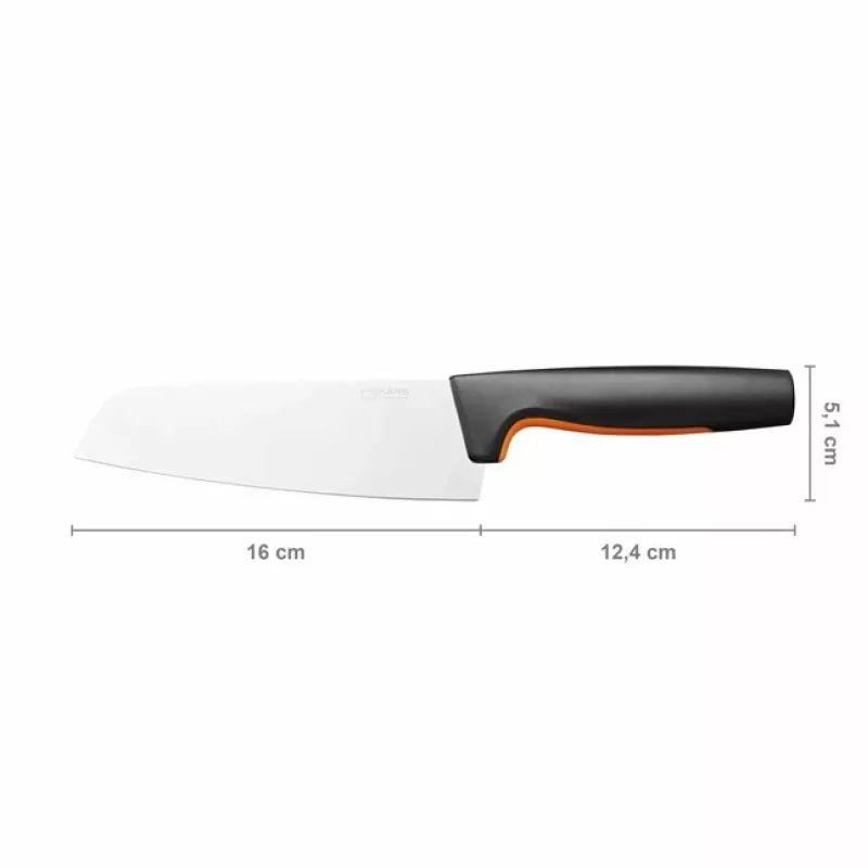 Faca de cozinha Fiskars 1057536 em aço inoxidável 1 unidade faca Santoku