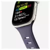 Pulseira Nomad Tempo Band lilás de borracha, compatível com smartwatch, 18 mm de largura, pulso 135–175 mm