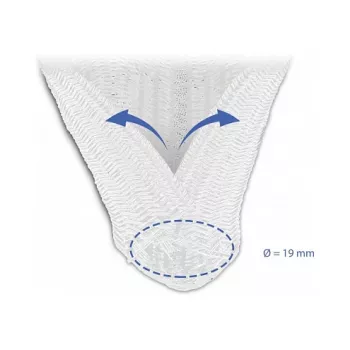Manga de malha DeLOCK 20810 5 m x 19 mm branco