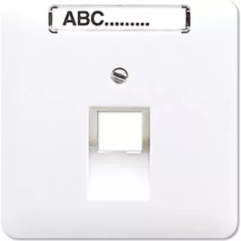 JUNG CD 569-1 NAUA WW - branco - termoplástico - RJ-45