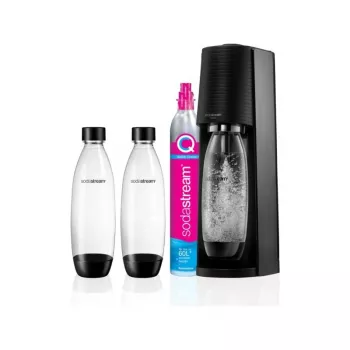 SodaStream Terra Megapack Preto Carbonatador garrafa 1L cilindro 60L