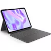 Logitech Combo Touch - Teclado e capa folio - com trackpad - retroiluminado - Apple Smart connector - QWERTY - Nórdico (Dinamarquês/Finlandês/Norueguês)