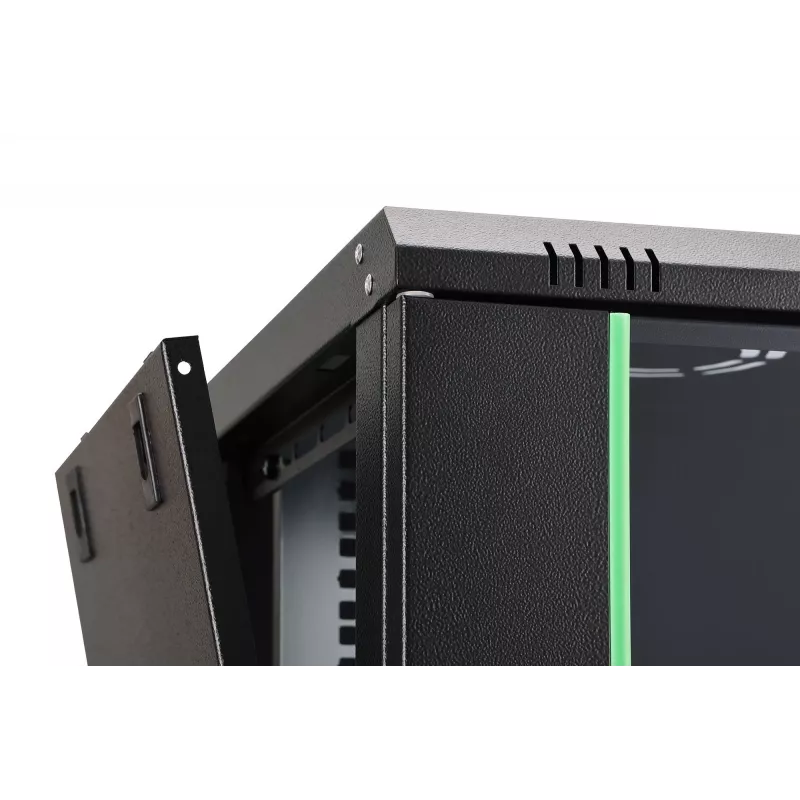 Armário de rack para montagem na parede DIGITUS Dynamic-N 9U, 600x450 mm (LxP), IP20, fechadura com chave, desmontado