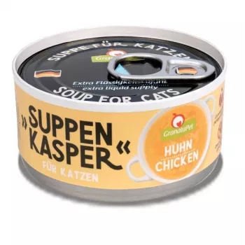 Petiscos para gatos Fox4Pets GRANATAPET Suppenkasper Frango 70 g — aroma a frango, petiscos macios e carnudos, sem cereais, sem glúten