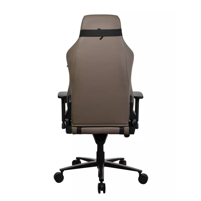Cadeira gaming Arozzi Vernazza SoftPU castanha — design ergonómico, revestimento SoftPU