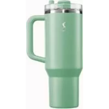 Copo térmico Lurch Big Cup verde-salva escuro 1,2 L aço inoxidável a vácuo de parede dupla