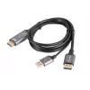 CABO HDMI(M)->DISPLAYPORT(M) 1M 4K PRETO LANBERG