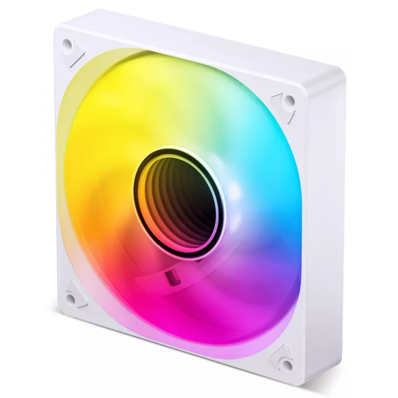 Jonsbo SL-120W ventoinha de caixa 120 mm, PWM, ARGB 5 V 3 pinos, 59,45 CFM, branca