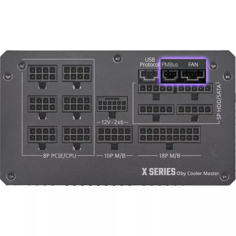 Cooler Master X Silent Edge Platinum 1100 MPS-B001-AZBP-NBEU fonte de alimentação para PC, 1100 W, 80 PLUS Platinum, ATX 3.1, modular, 12VHPWR, 20+4 pinos, preta