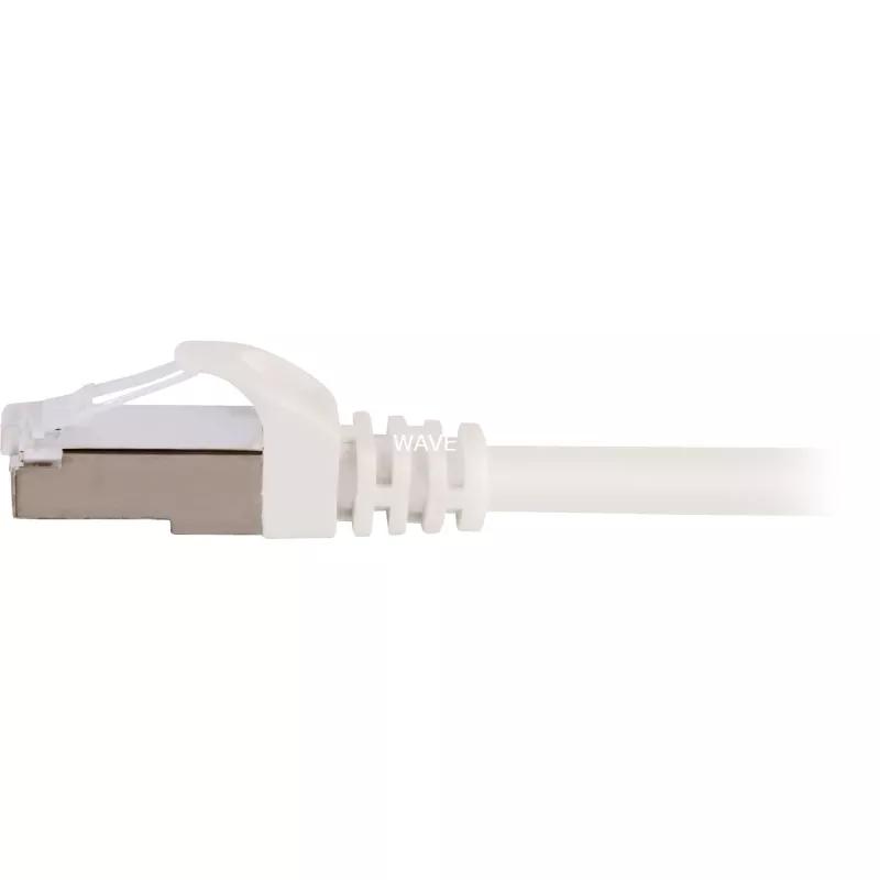 Cabo de rede RJ45 macho > RJ45 macho CAT.6 S/FTP (branco, 1,5 metros)