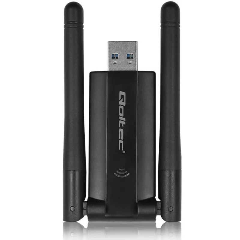 Adaptador USB Wi-Fi duplo sem fios rápido 2 X