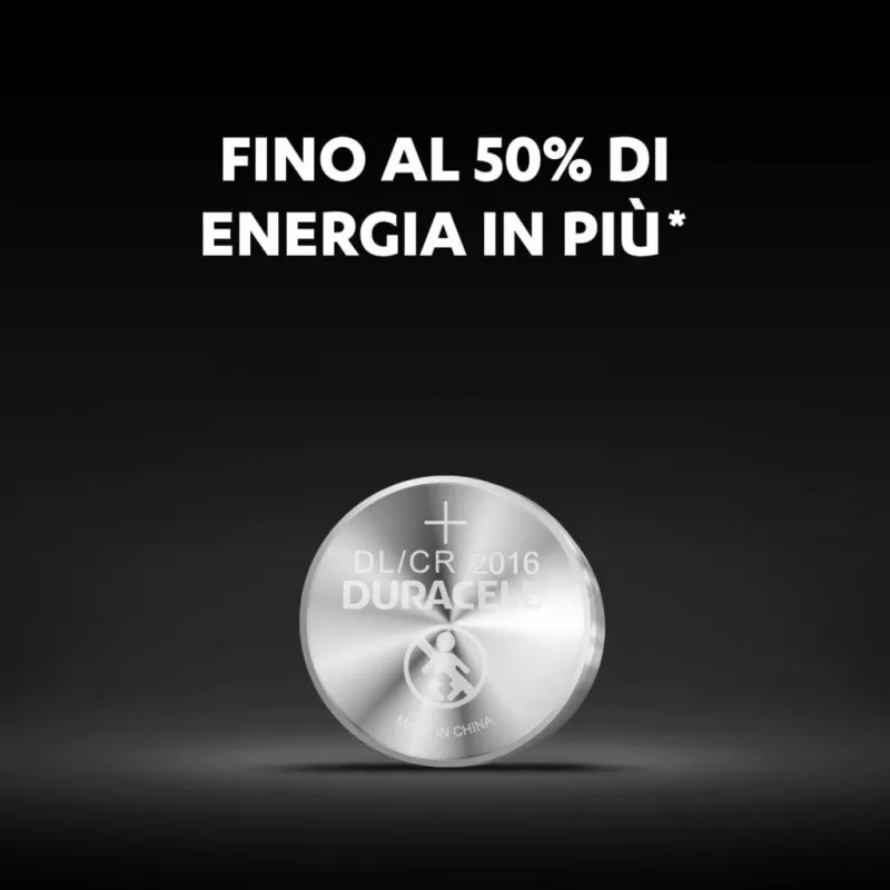 Pilha descartável Duracell 2016 CR2016 lítio