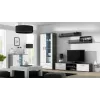 Aparador Cama Sideboard 120 cm SOHO S7 cinzento/branco brilhante