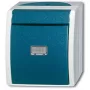 BUSCH JAEGER BJ 2621WGL-53 Botão de pressão com iluminação ocean IP44 cinzento/azul-verde