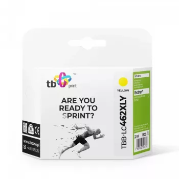 Tinta para Brother MFC-J3540DW TBB-LC462XLY 100% nova amarela