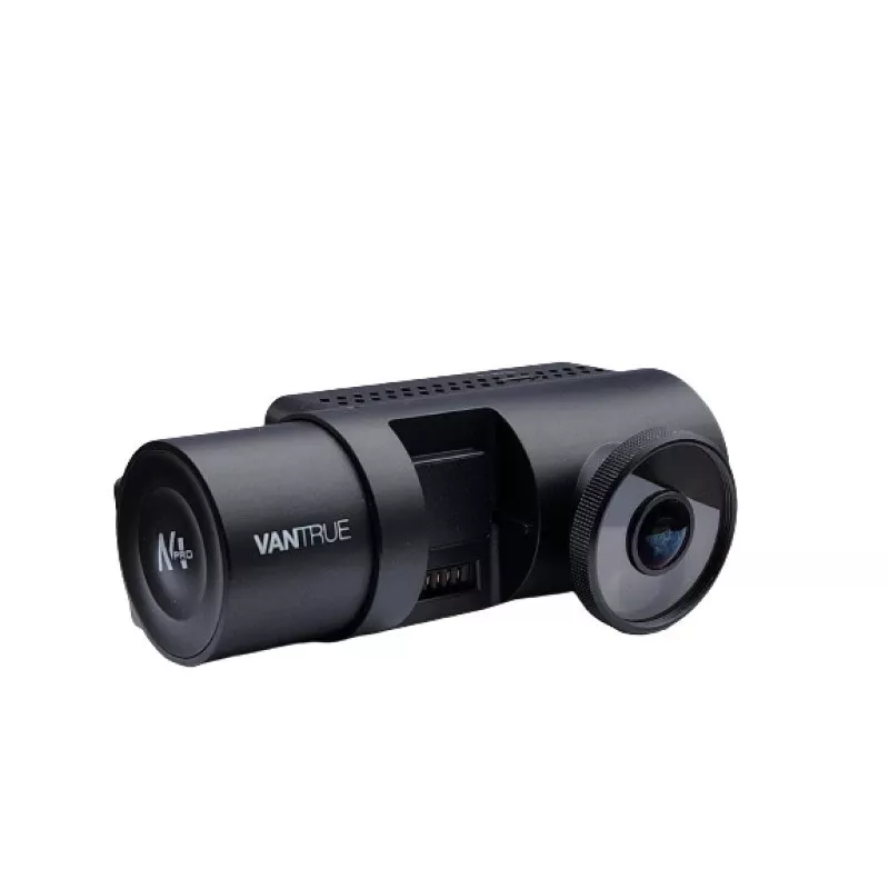 Dashcam para automóvel VANTRUE N4 PRO S 3 canais (frente + interior + traseira), 3840x2160, F/1.8, Wi‑Fi, GPS, ecrã 3,19 polegadas