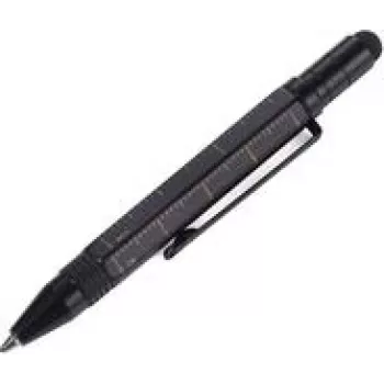 Caneta multifunções TROIKA LILIPUT TOOL PEN compacta dourada/preta – esferográfica multifunções e stylus