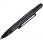 Caneta multifunções TROIKA LILIPUT TOOL PEN compacta dourada/preta – esferográfica multifunções e stylus
