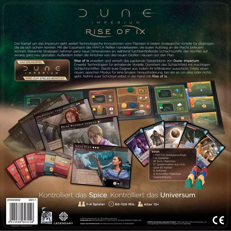 Dune: Imperium - Rise of Ix, expansão de jogo de tabuleiro