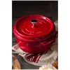 Panela individual Staub Cocotte 24 cm Cereja