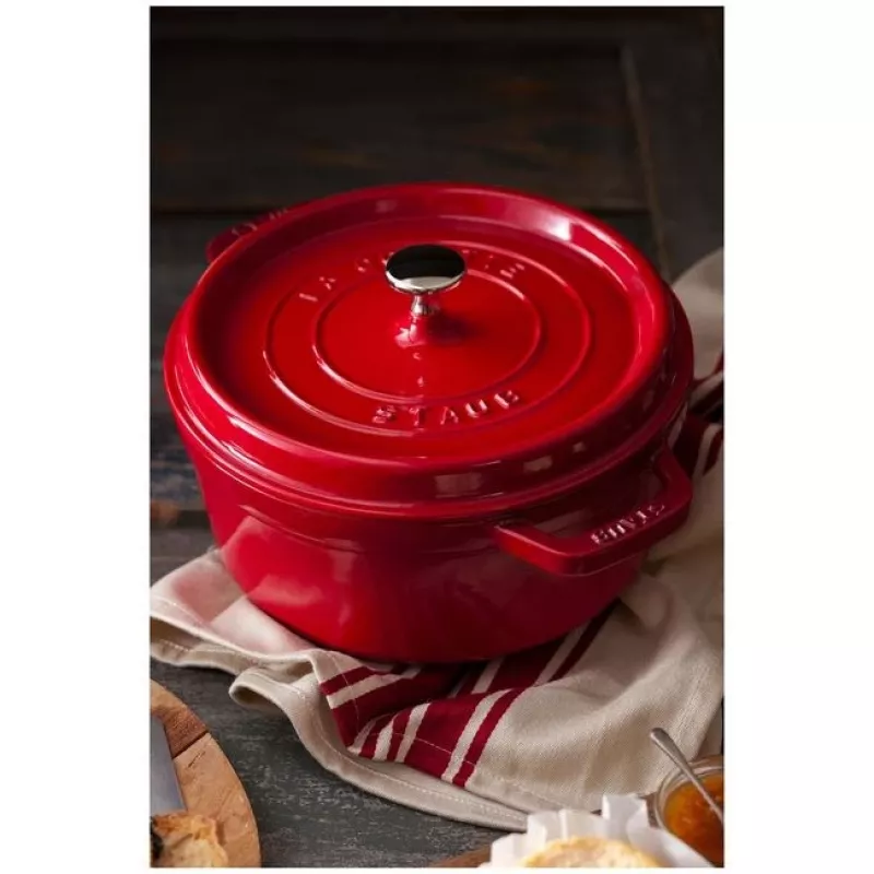 Panela individual Staub Cocotte 24 cm Cereja
