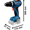 Chave de impacto sem fio Bosch GSB 18V-65 2 baterias de 4,0Ah