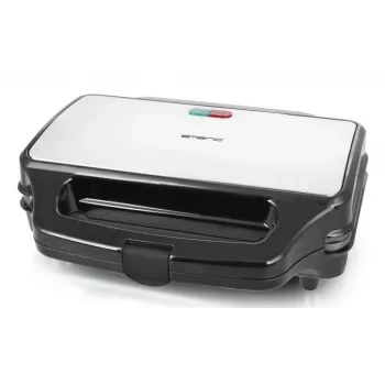 Máquina de sanduíches Emerio ST-109562.17 900 W preto prateado