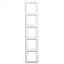 Moldura de 5 módulos Busch-Jaeger busch balance SI branco alpino 1725-914 (para 5 módulos)