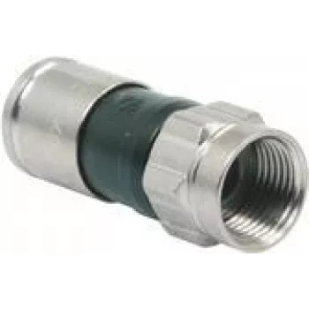 Triax KOKA 6 F ficha de compressão F para cabo de 4,6 mm, 350094