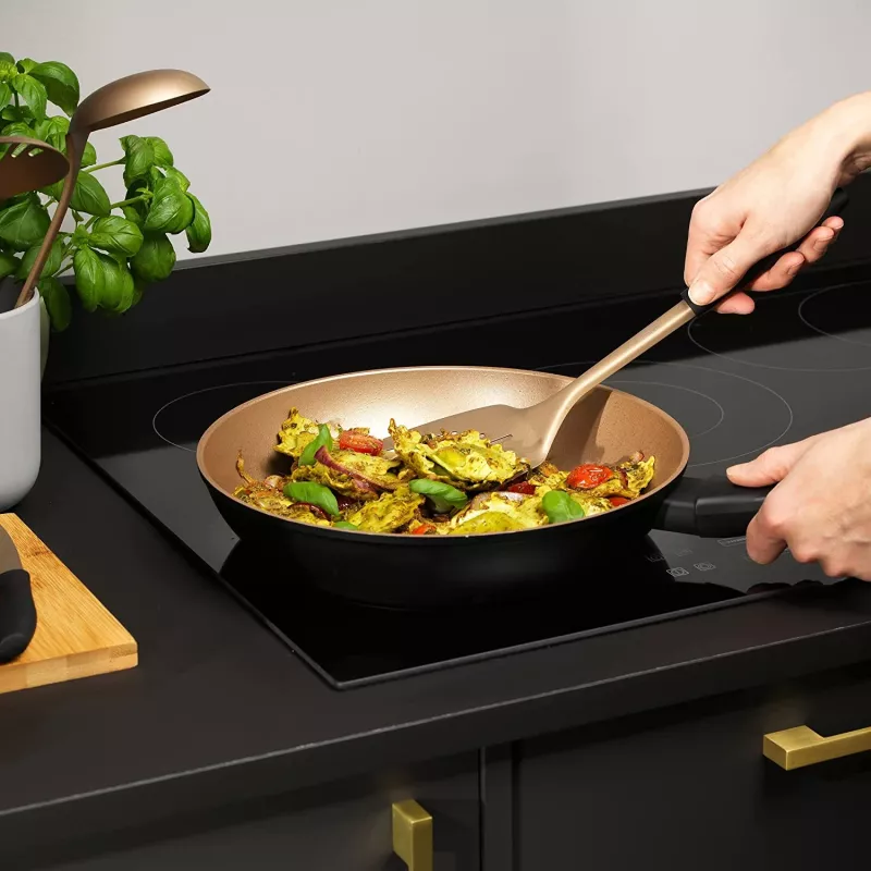 Frigideira Russell Hobbs RH01666BEU7 24 cm, antiaderente, preta